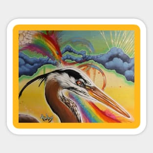 Great Blue Heron Sticker